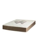 Set Saltea SuperOrtopedica Lux Roma, 160x190x23cm, fermitate tare, cu plasa arcuri tip bonell, reversibila, sistem aerisire perimetral, Saltex plus 2