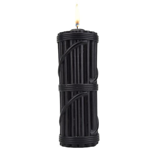 Fetish - Bound to Play Lumanare cu Ceara Calda Neagra Tresariri de Placere cu Fiecare Picatura Fierbinte