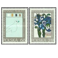 Polonia 1968 - expo arte, serie neuzata