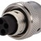 Conector circular drept IP67 4 pini