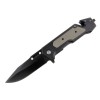 Briceag de vanatoare DEPOX&reg;, Saviour Blade, otel inoxidabil, 22.5 cm, negru