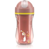 Chicco Sport Cup 14m+ ceasca cu pai Pink 266 ml