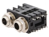 Conector Jack 6,3mm Stereo cu &Icirc;ntrerupător