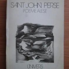 Saint John Perse - Poeme alese (1983, desene de Damian Petrescu)