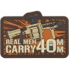 Ecuson 3D PVC Real Men Carry 40MM GFC Tactical