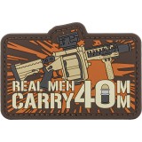 Ecuson 3D PVC Real Men Carry 40MM GFC Tactical