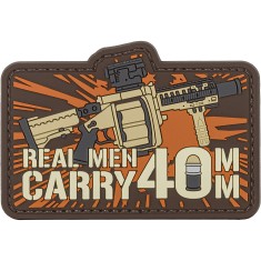 Ecuson 3D PVC Real Men Carry 40MM GFC Tactical