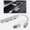 HUB TYPEC&USB ADAPTOR 3.0&2.0 4PORT