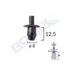 CLIPS FIXARE ELEMENTE ROATA PENTRU DACIA RENAULT - NEGRU SET 10 BUC 61571