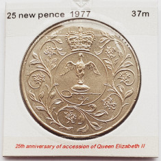 1842 Marea Britanie UK Anglia 25 new pence 1977 Silver Jubilee km 920