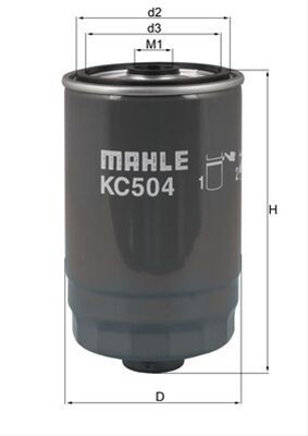 Filtru combustibil MAHLE KC504 foto