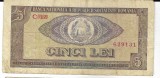 Bancnota 5 lei 1966 - Romania