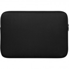 Geanta pentru laptop, ZolaÂ®, diagonala maxima 15.6â€, inchidere fermoar, captusita cu un burete moale impotriva socurilor, neagra, 39x29x1.5 cm