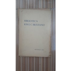Biblioteca Ion I.C. Bratianu. a l&#039;Occasion de la premiere exposition de livre, 1932
