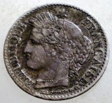 J.021 FRANTA CERES 20 CENTIMES 1850 A ARGINT
