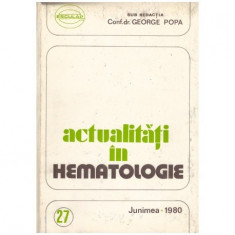 Actualitati in hematologie foto