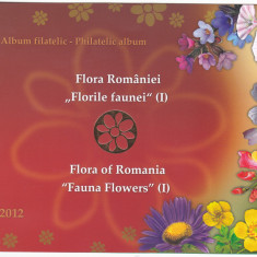 ROMANIA 2012 - FLORA ROMANIEI II - FLORILE FAUNEI, ALBUM FILATELIC - LP 1927b.