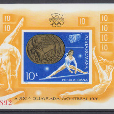 1976 LP 925 MEDALII OLIMPICE J.O. DE VARA MONTREAL COLITA NEDANTELATA MNH