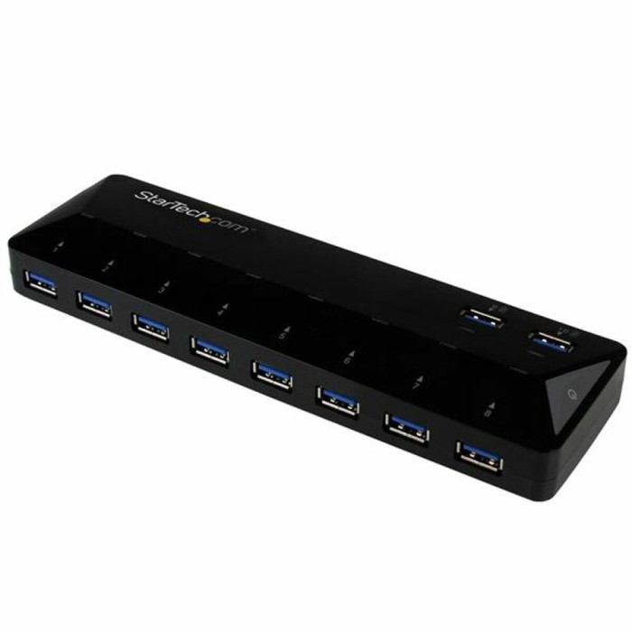 Hub USB Startech ST103008U2C USB 3.0 x 10 Negru