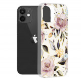 Cumpara ieftin Husa pentru iPhone 12 / 12 Pro, Techsuit Marble Series, Chloe White