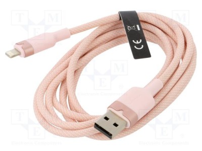 Cablu USB 2.0 Apple Lightning - VENTION, 2m, USB A nichelat foto