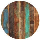 Cumpara ieftin Blat de masa rotund, 80 cm, lemn masiv reciclat, 15-16 mm