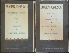 Teatru, vol. I si II &ndash; Eugen Ionescu (Colectia Teatru &ndash; Editura pentru Literatura Universala)