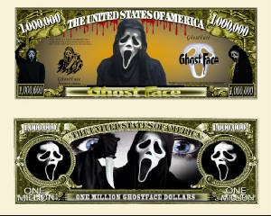 !!! SUA = FANTASY NOTE (TJ6) = FILMUL ,, GHOST FACE &amp;quot; - 2023 - UNC foto