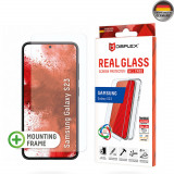 Cumpara ieftin Folie pentru Samsung Galaxy S23, Displex Real Glass + Case, Clear