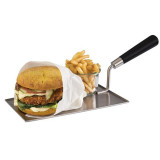 Cumpara ieftin Spatula de servire inox cu maner din lemn APS 23.5 x 15.5 cm