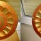 B174-Set 2 Aplice gravate vechi cu Lebede si design deosebit. Stare buna.
