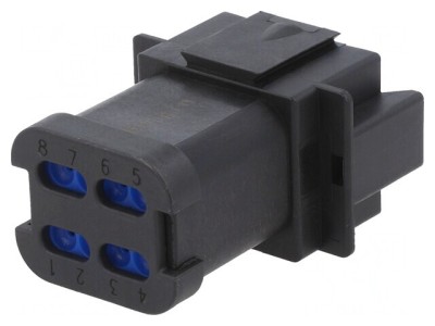 Conector Cablu-Cablu PX0 8-Pin Negru foto