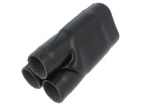 Capac de distribuție termocontractibil negru pentru cabluri