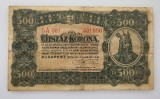Ungaria - 500 Korona 1923