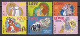 Palau 1996 Disney LOVE MI 997-1002 MNH, Nestampilat