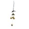Clopot de vant cu DELFIN si 4 clopotei (fi 2.5), cod CV13, dimensiuni: aprox.