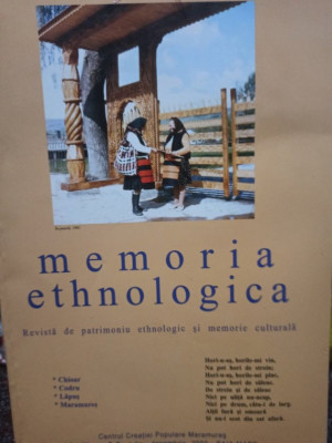 Memoria ethnologica - An III, nr. 8-9, iulie - decembrie 2003 - Baia Mare (2003) foto