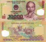 Bancnota Vietnam 10.000 Dong, Polimer, UNC (Necirculata)