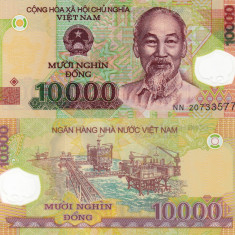 VIETNAM 10.000 dong ND polymer UNC!!!