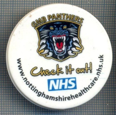 AX 644 INSIGNA- GMB PANTHERS -PANTERELE DIN NOTTINGHAM -CLUB BRITANIC DE HOCHEI foto