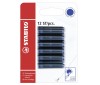 Set 12 Patroane Cerneala STABILO Albastru Regal, Lavabila, Standard