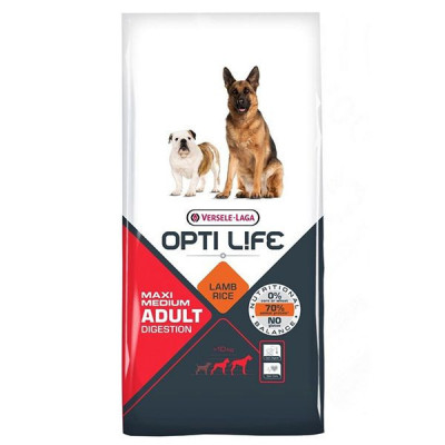 Versele Laga Opti Life Adult Digestion Medium &amp;amp;amp; Maxi 12,5kg foto