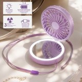 Oglindă cu ventilator LED și &icirc;ncărcare USB pentru machiaj, CMCLASS