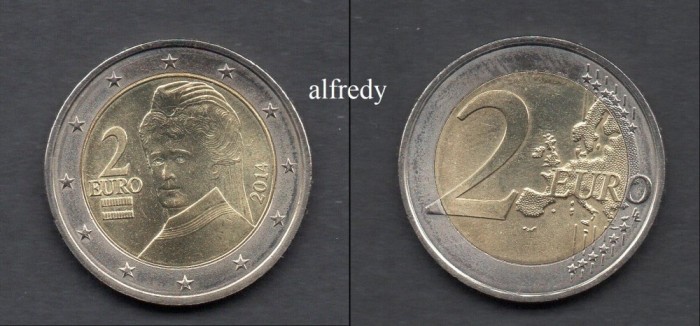 AUSTRIA 2014, 2 euro
