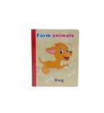 Carte 6 puzzle din lemn - Animalele de la ferma, 7Toys, Brand