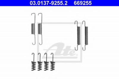 Set accesorii, saboti frana parcare MERCEDES SPRINTER 3-t caroserie (903) (1995 - 2006) ATE 03.0137-9255.2 foto