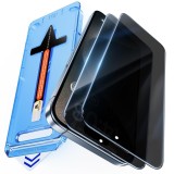 Cumpara ieftin Folie Sticla Privacy iPhone 15 Pro Max 6.7", MAGIC JOHN, 2 Pack, Anti-Spy, 9H, Instalare Automata