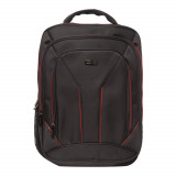 LAMONZA Rucsac laptop TOLEDO NEGRU/ ROSU 31X13X42CM ProVoyage Vacation