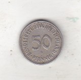 bnk mnd Germania 50 pfennigs 1950 D