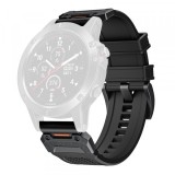 Curea Techsuit W068 pentru Garmin Watch Fenix / Forerunner Series, 22mm, Neagra